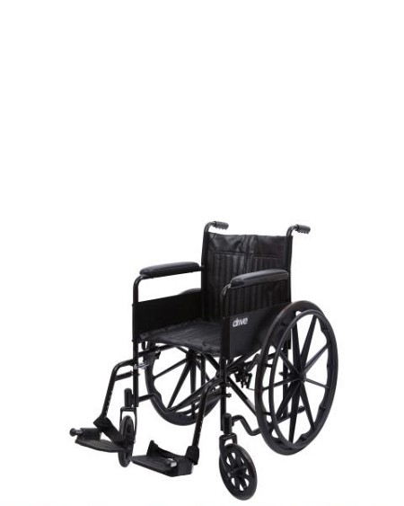 Modern wheelchair - black